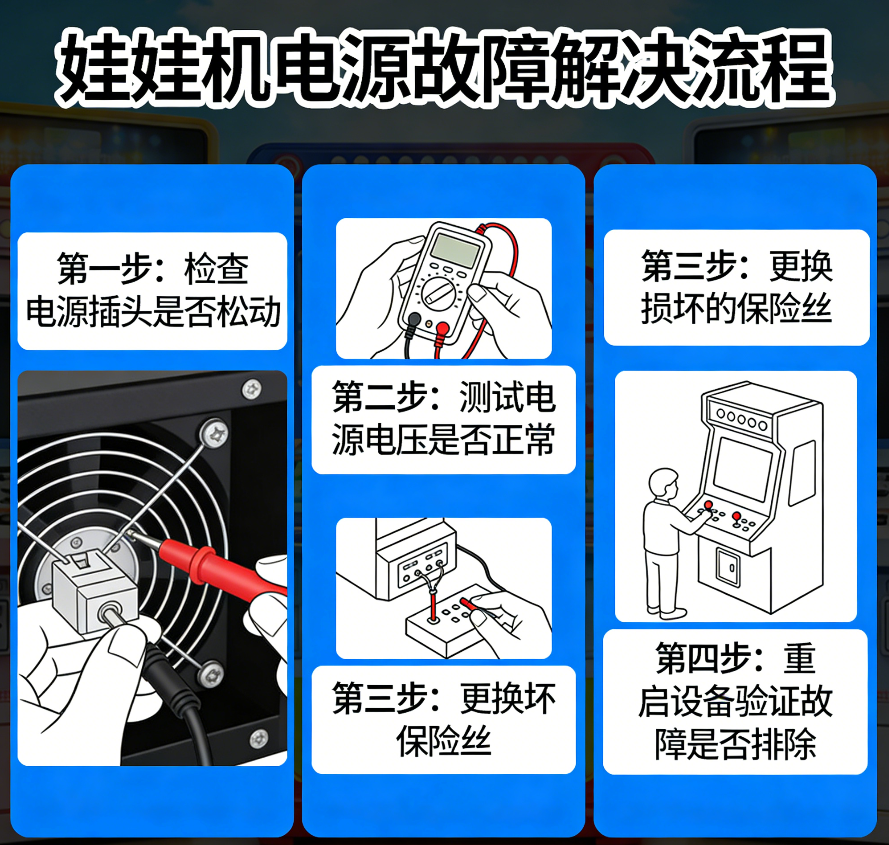 ​ 娃娃机设备故障频发原因在哪